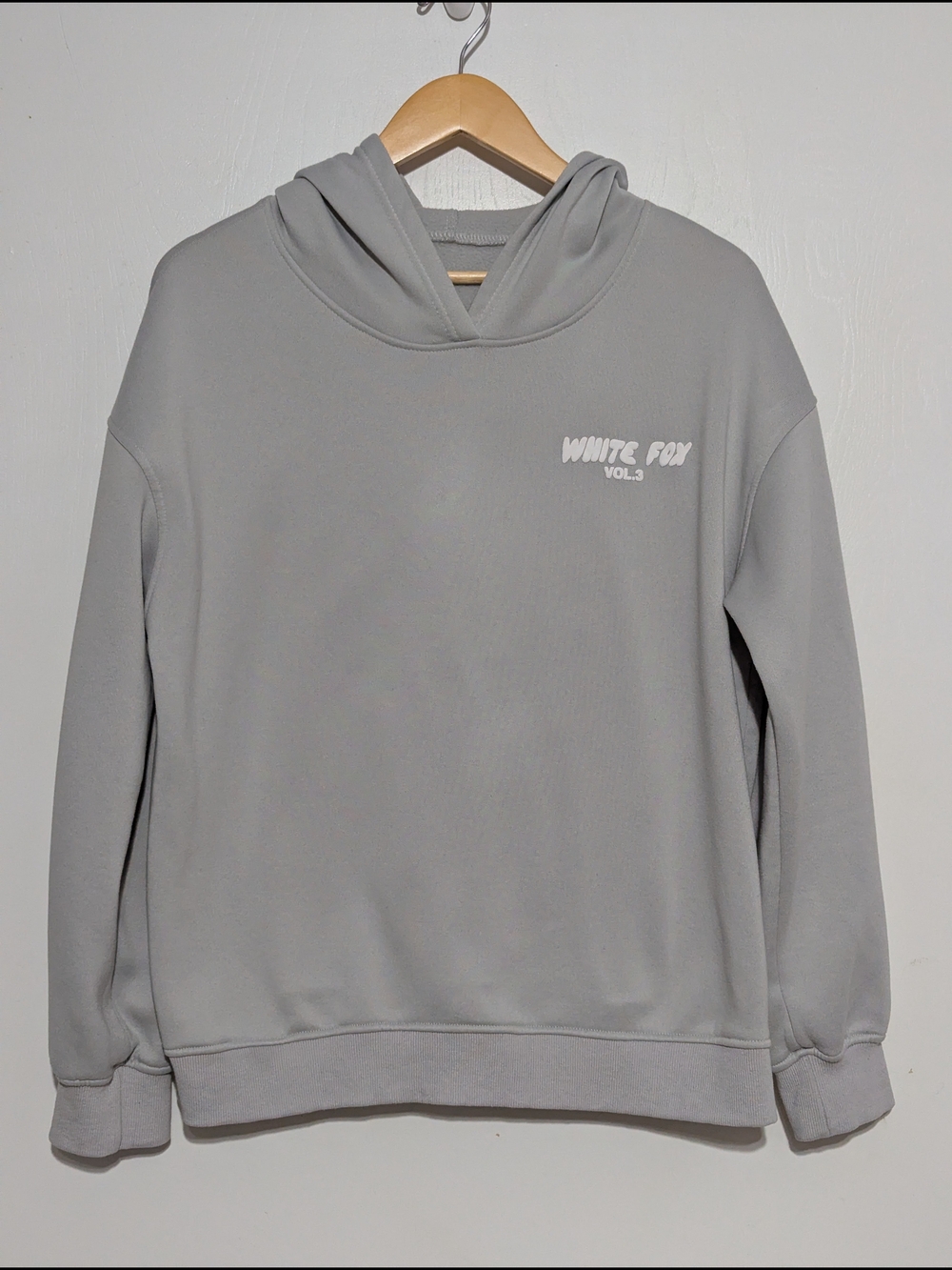 White fox Vol.3 Grey Hoodie Sweatshirt